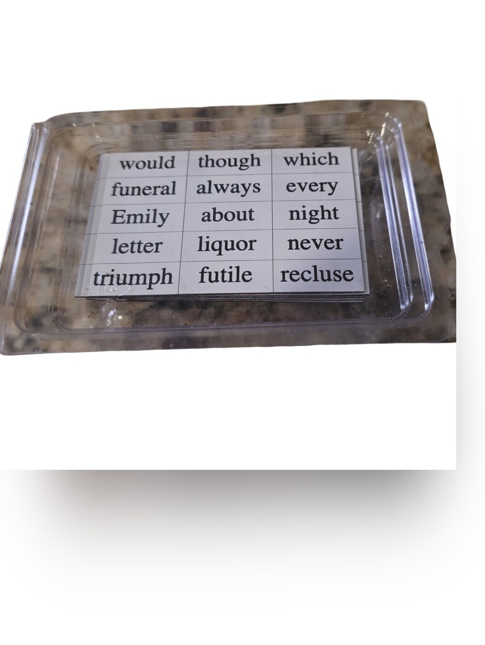Magnetic Poetry Emily Dickinson Edition Word Tiles Approx. 330 Pcs Hard to Find
